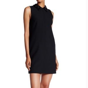 Trina Turk embellished collar sleeveless black Mimi dress